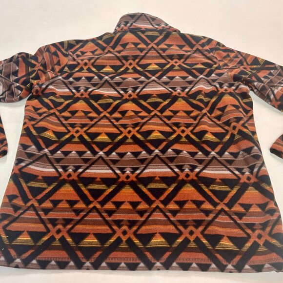 ~~Eddie Bauer Aztec 1/4 Zip Fleece Mens TXL Aztec Southwestern Pullover Sweater - Picture 6 of 6